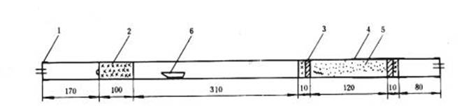 二節(jié)爐燃燒管填充示意圖